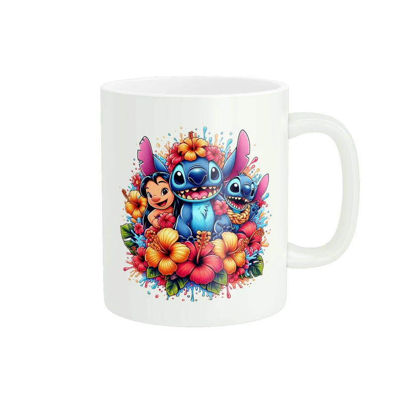 ماگ پادآفرین مدل کارتون استیچ و لیلو Stitch کد PM3939