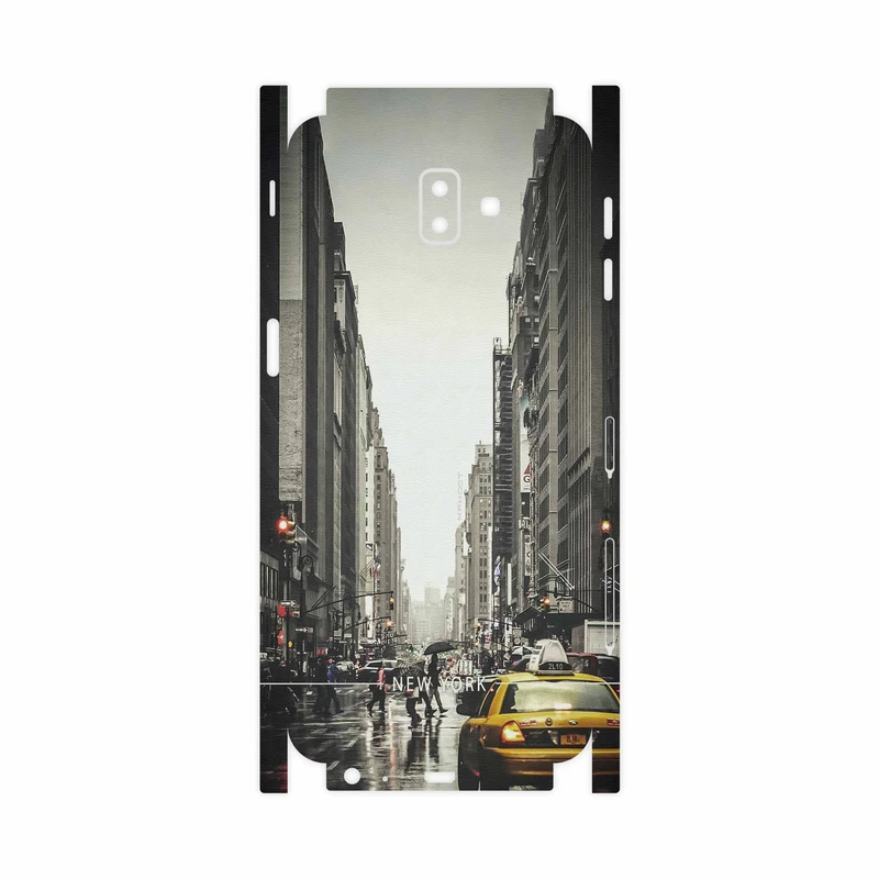 برچسب پوششی ماهوت مدل New York City-FullSkin مناسب برای گوشی موبایل سامسونگ Galaxy J6 Plus