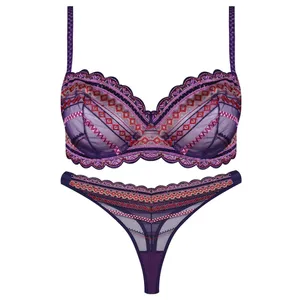 ست شورت و سوتین زنانه برتا مدل فنردار کد 5100-2420-PU