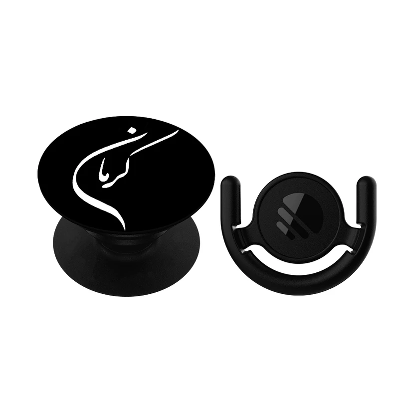 پایه نگهدارنده گوشی موبایل پاپ سوکت مگافون طرح شهر کرمان مدل 9672 به همراه پاپ کلیپ