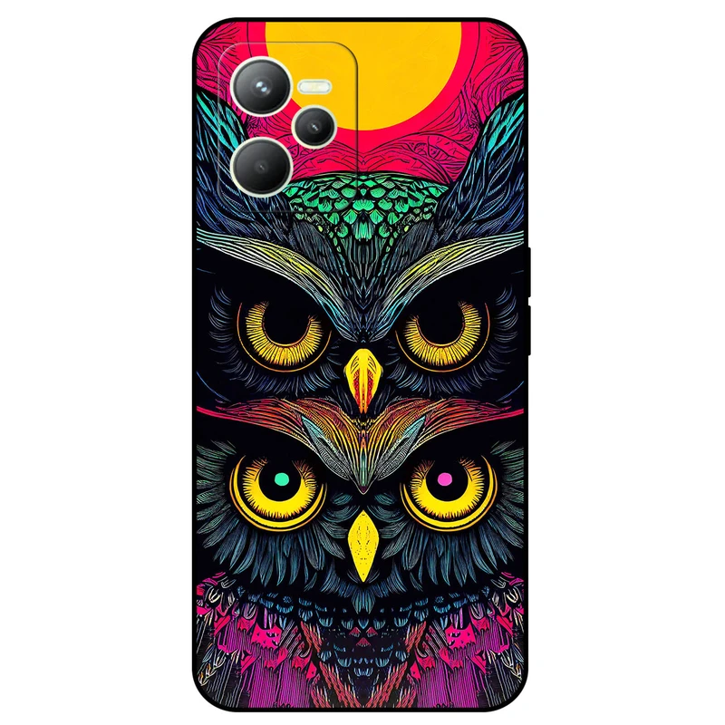 کاور مگافون طرح جغد مدل 1904 مناسب برای گوشی موبایل ریلمی C35     