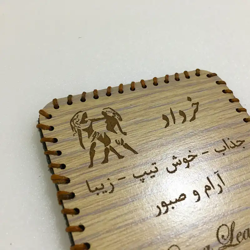 آینه جیبی طرح ماه تولد خرداد مدل M-Khordad