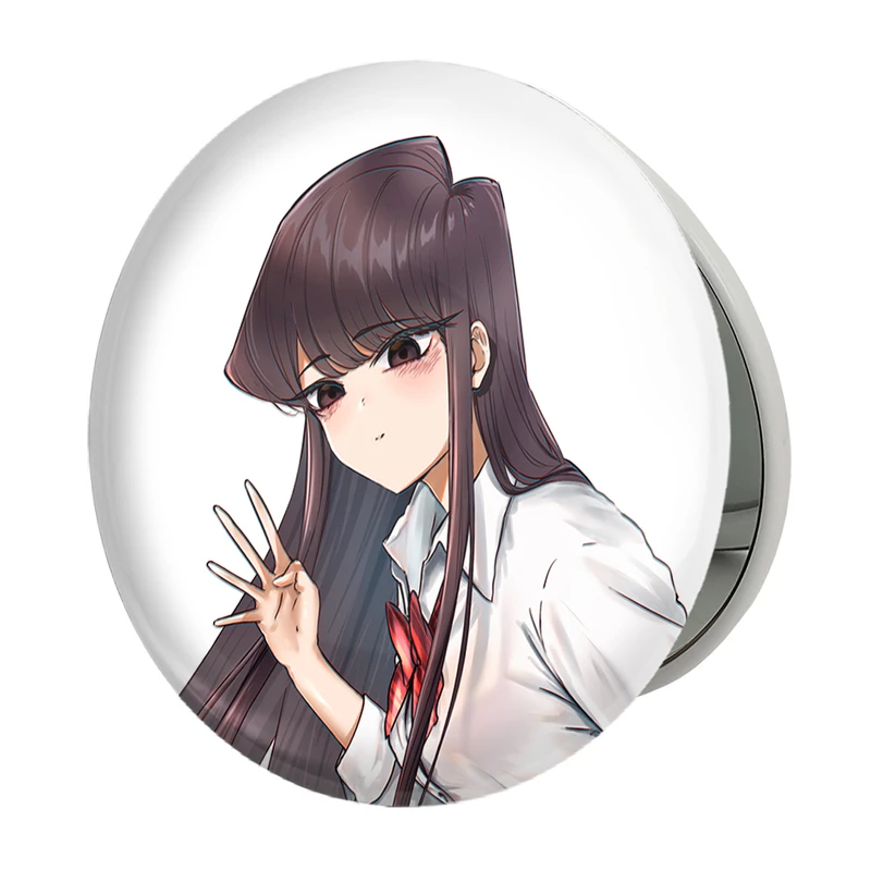 آینه جیبی خندالو طرح انیمه کومی سان مدل تاشو کد 16092 