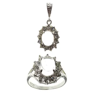 نیم ست نقره زنانه سلین کالا مدل ce-dor4