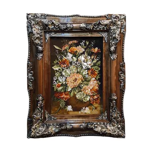 تابلو فرش دستباف مدل تابلو فرش دستباف مدل گل و گلدان کد a531