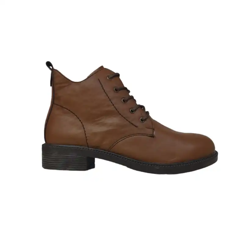 نیم بوت زنانه مدل مهسا 041 02 بندی 01 چرم طبیعی