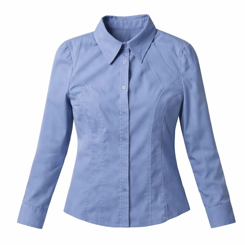 شومیز آستین بلند یقه برگردان زنانه مدل 3106