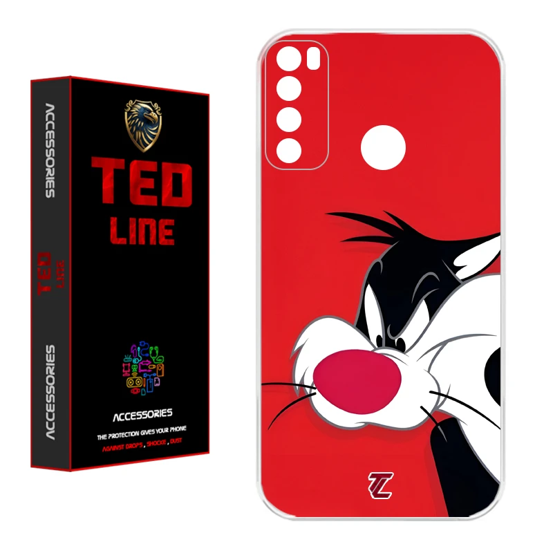کاور تدلاین طرح کارتون سیلوستر کد 1221 مناسب برای گوشی موبایل شیائومی Redmi Note 8