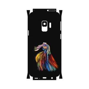 MAHOOT Rainbow Hair Digital Art-FullSkin Cover Sticker for Samsung Galaxy S9