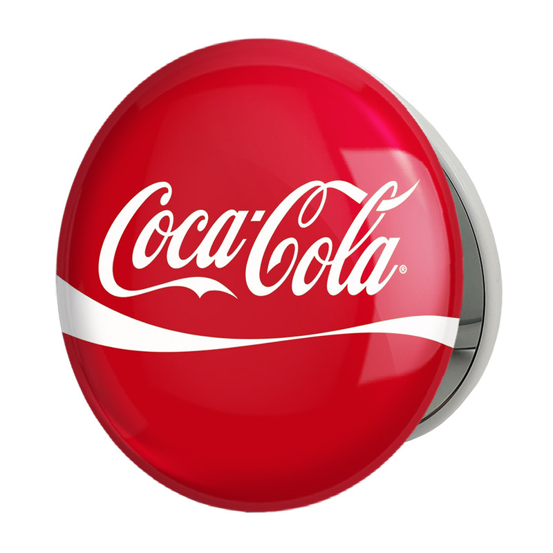 آینه جیبی خندالو طرح کوکاکولا Coca-Cola مدل تاشو کد 6205 