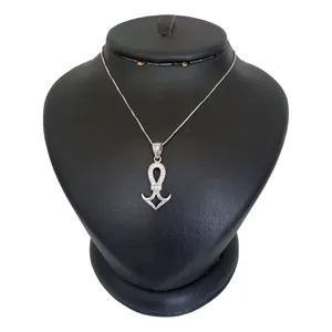 گردنبند نقره زنانه ترمه ۱ مدل لنگر کد smed 1173