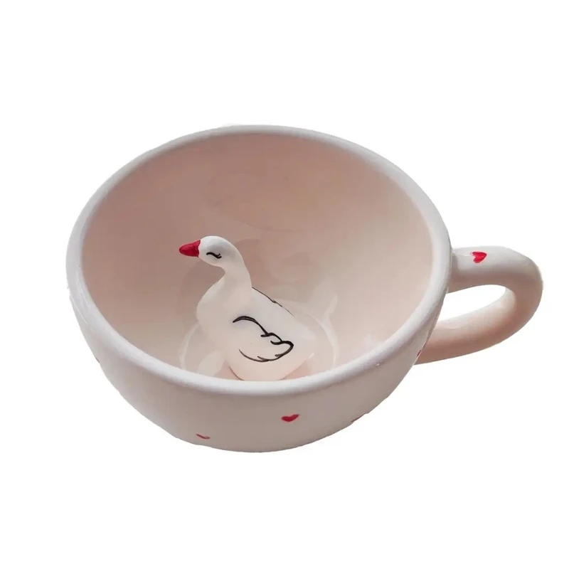 ماگ سرامیکی مدل غاز و قلب 