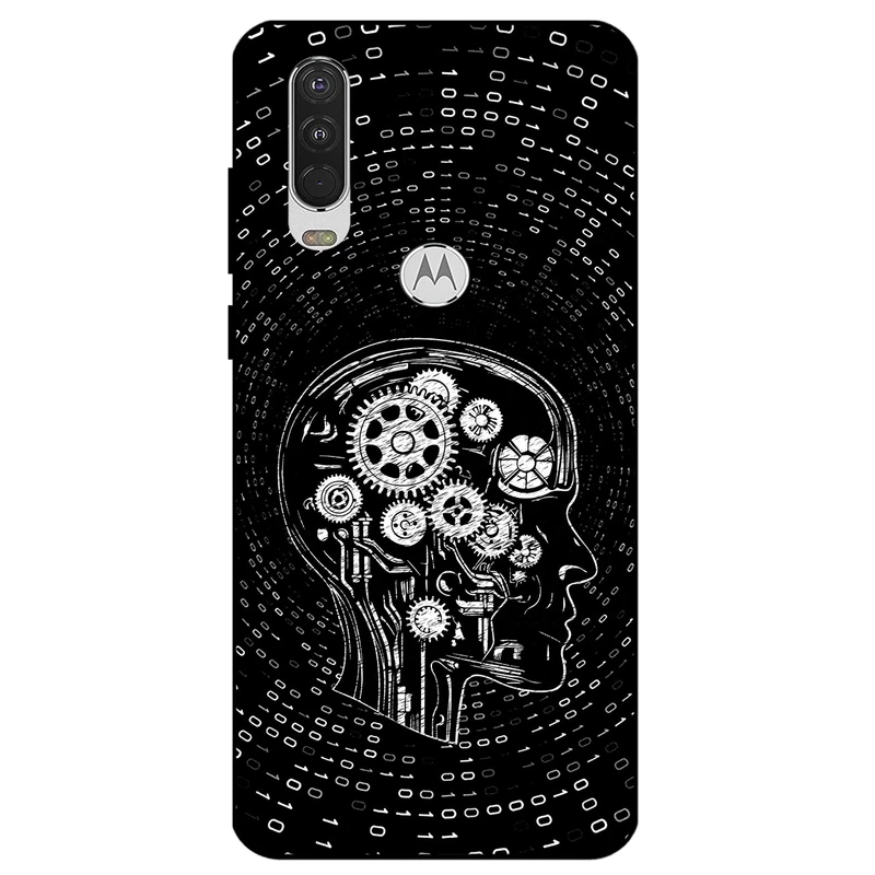 کاور مگافون طرح ربات انسانی مدل 7428 مناسب برای گوشی موبایل موتورولا Moto One Action 
