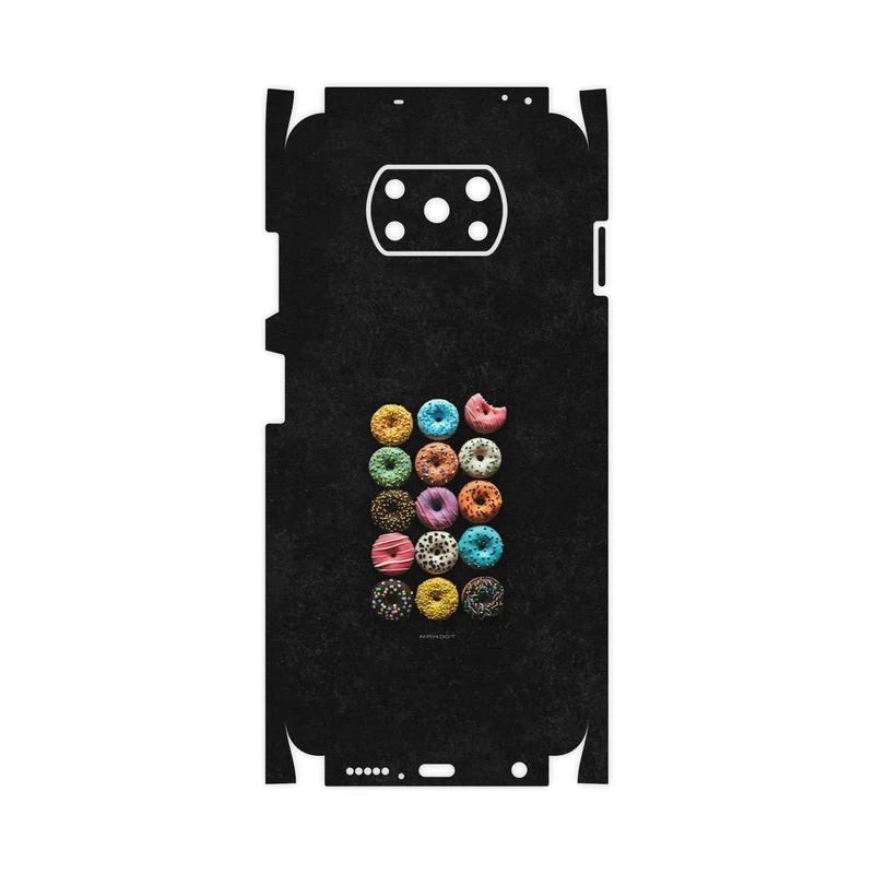 برچسب پوششی ماهوت مدل Doughnut-FullSkin مناسب برای گوشی موبایل شیائومی Poco X3 Pro
