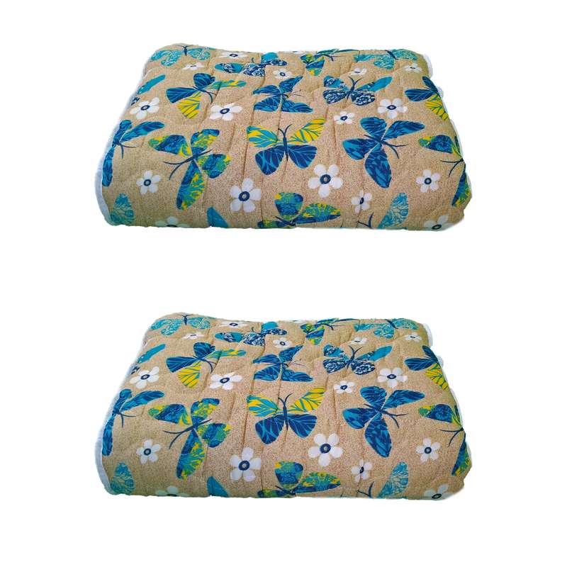 تشک مهمان مدل سفرخواب یک نفره سایز 85x185 سانتی متر بسته دو عددی تشک مهمان مدل سفرخواب یک نفره سایز 85x185 سانتی متر بسته دو عددی