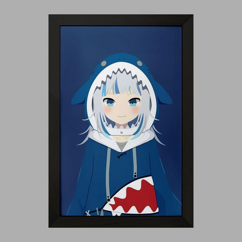 تابلو خندالو مدل دختر انیمه ای  کد 18092