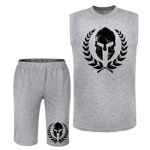 ست تاپ و شلوارک راحتی مردانه مدل A468 طرح کلاه خود