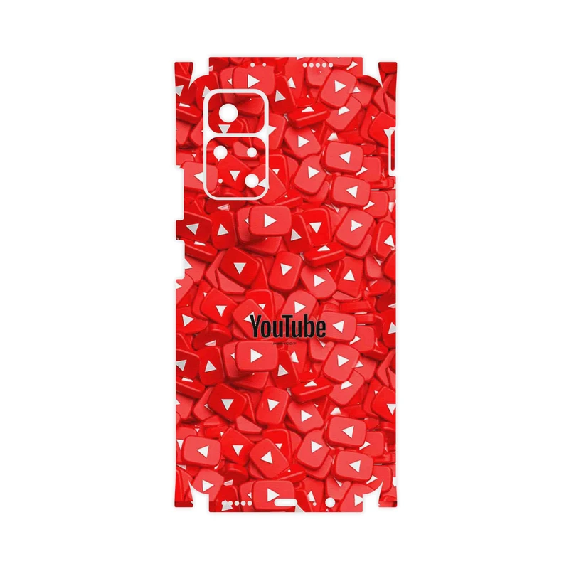 برچسب پوششی ماهوت مدل Youtube-FullSkin مناسب برای گوشی موبایل شیائومی Poco M4 Pro 5G