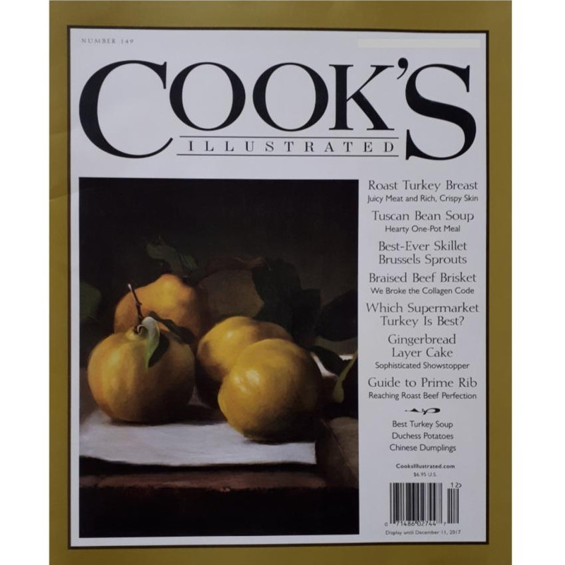 مجله Cooks Illustrated دسامبر 2017
