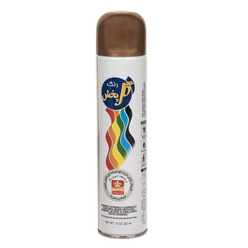 اسپری رنگ قهوه ای گل پخش مدل 300m حجم 300 میلی لیتر
