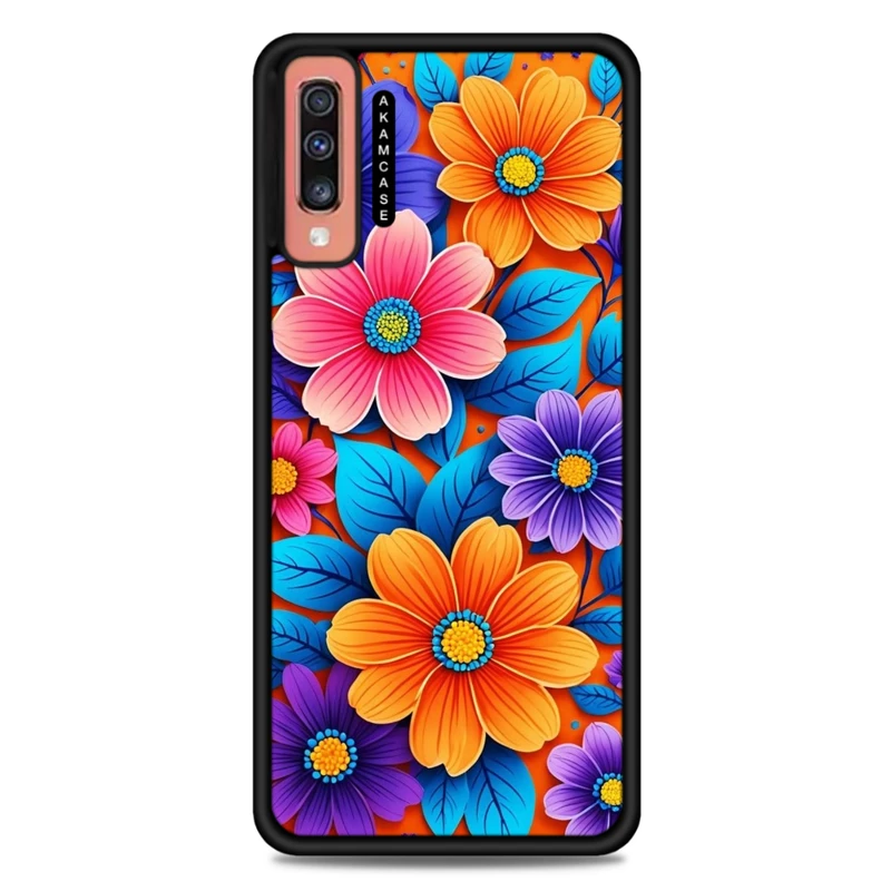 کاور آکام مدل AMC-WSGA70-FLOWERS-39 مناسب برای گوشی موبایل سامسونگ Galaxy A70