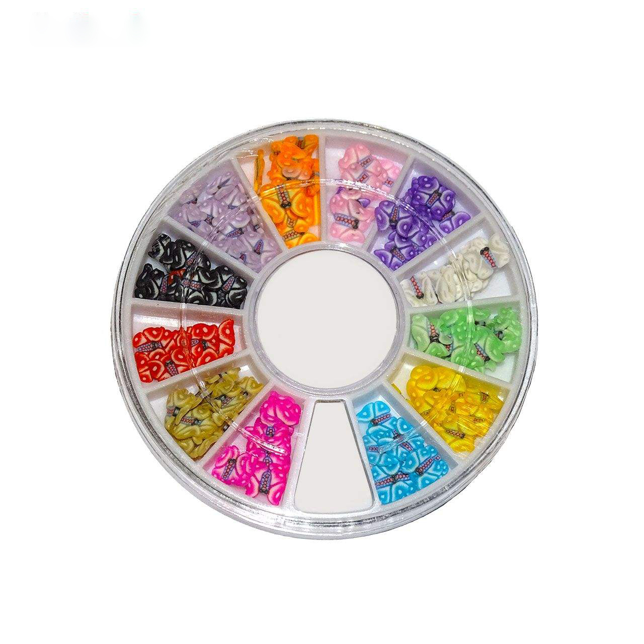 مجموعه تزیین ناخن طرح پروانه مدل r69