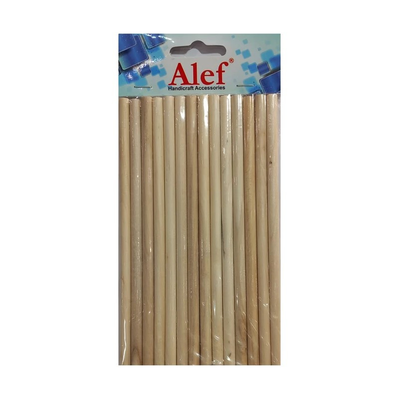 چوب بستنی مدل گرد کد 121276 بسته 14 عددی