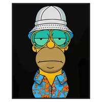 برچسب لپ تاپ پویا مارکت طرح سیمسون کد 2712