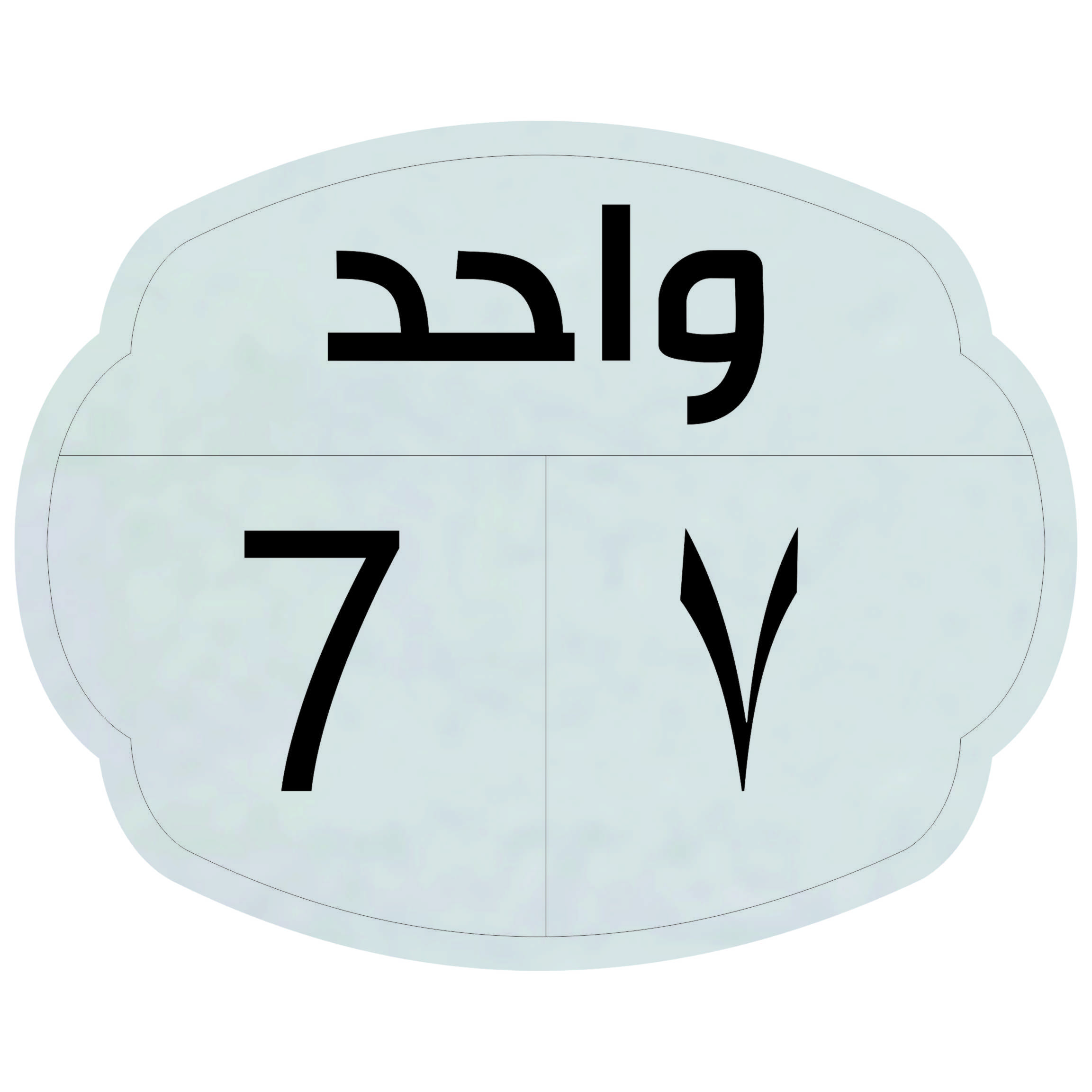 تابلو نشانگر مدل واحد 7