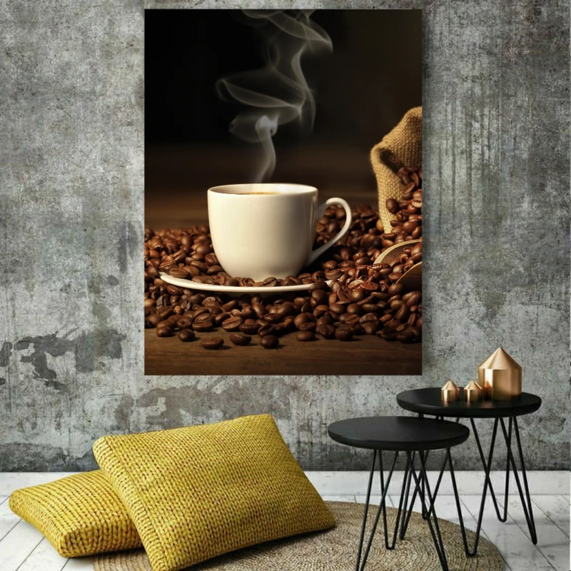  پوستر طرح قهوه مدل داغ کد GR514