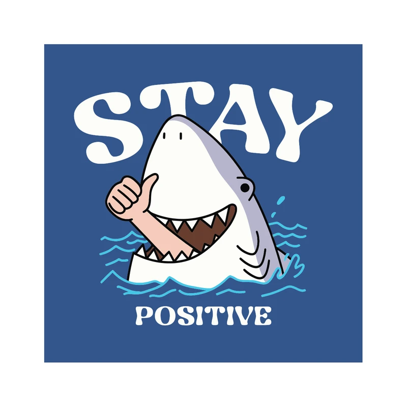 برچسب لپ تاپ پویا مارکت طرح مثبت اندیش کد 3906