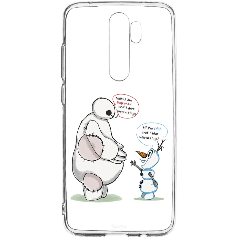 کاور طرح Olaf & Baymax مناسب برای گوشی موبایل شیائومی Redmi Note 8 Pro