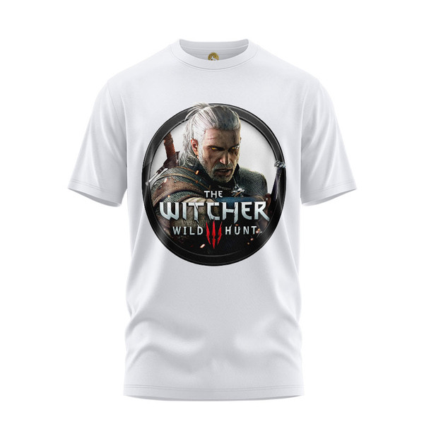 تی شرت آستین کوتاه مردانه هومرو مدل TW526 طرح ویچر