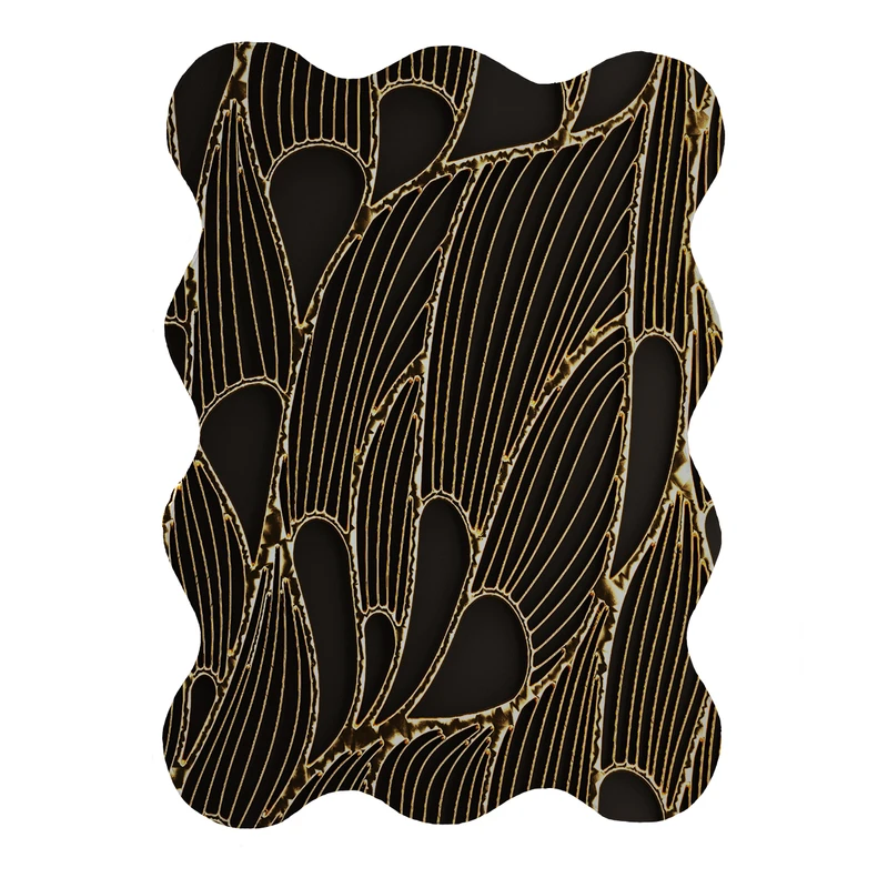 پادری مدل دالبر طرح کلاسیک کد 8870 سایز 80x110 سانتی متر