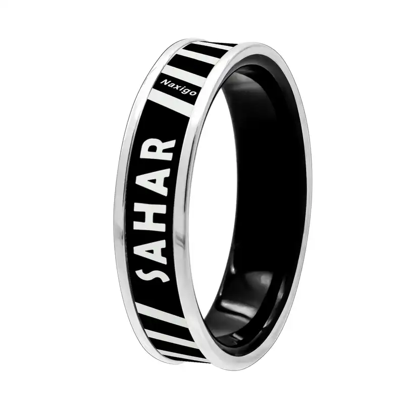 انگشتر ناکسیگو مدل شب تاب طرح سحر کد RB15794