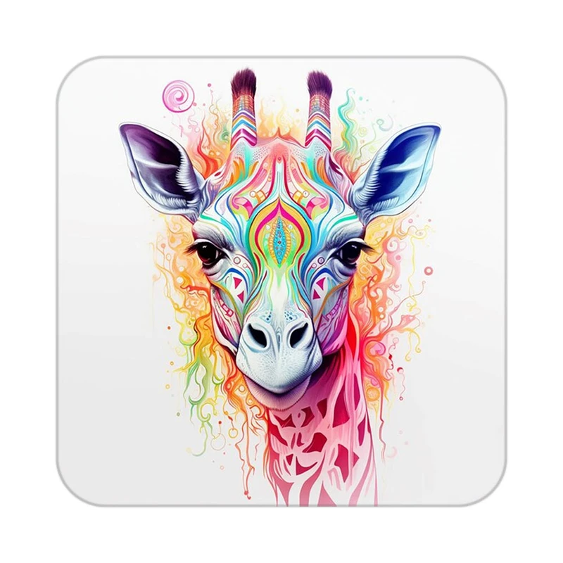 زیر لیوانی کاکتی طرح حیوانات رنگی مدل mp25593