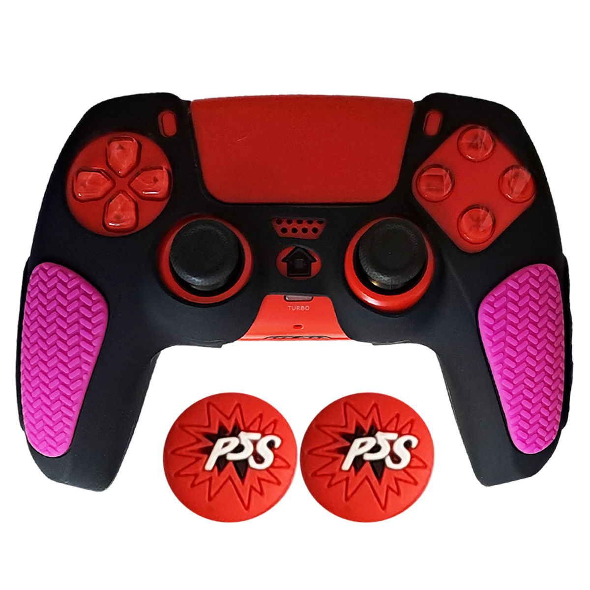 محافظ دسته بازی پلی استیشن 5 مدل Anti Slip PS5348 به همراه روکش آنالوگ