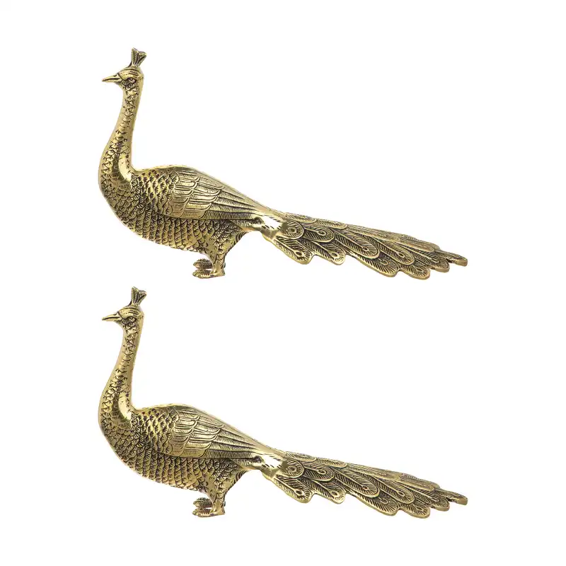 مجسمه طرح طاووس کد 001 مجموعه 2 عددی