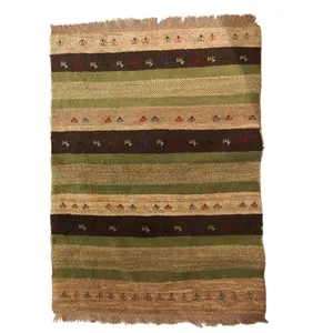گبه فرش دستباف یک ونیم متری کد NKP.Z.