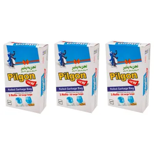 کیسه زباله پیلگون مدل S43 سه بسته 30 عددی