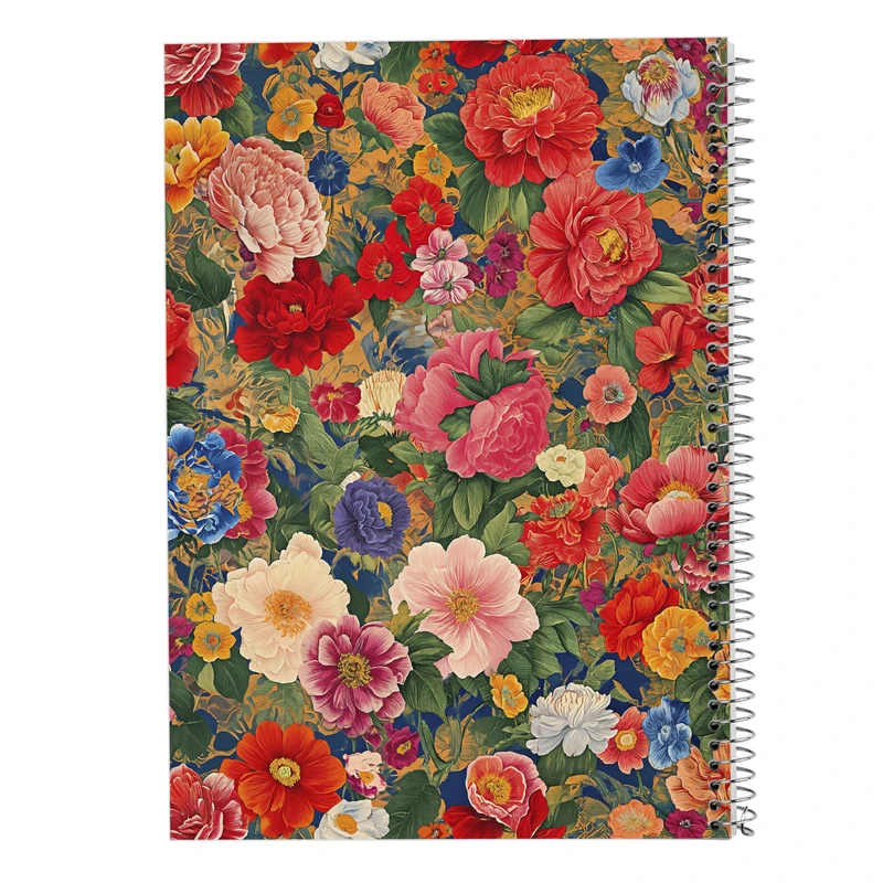 دفتر نت موسیقی 50 برگ مدوپد مدل گل کد DF13336