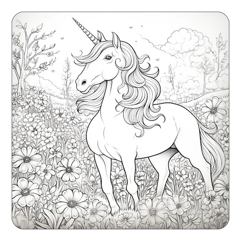 مگنت کاکتی طرح اسب تک شاخ و یونیکورن مدل mp30402