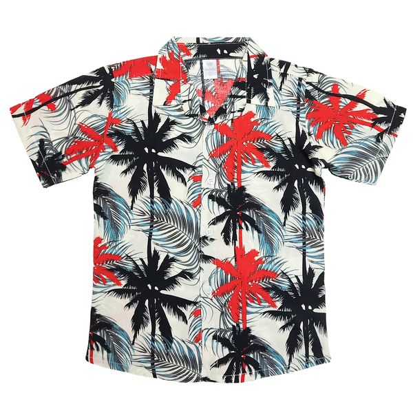  پیراهن پسرانه مدلا طرح نخل هاوایی کد PMA