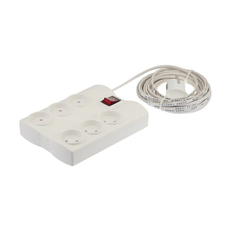 شش راهی برق کاوه مدل KV.6.TM.20M طول 20 متر