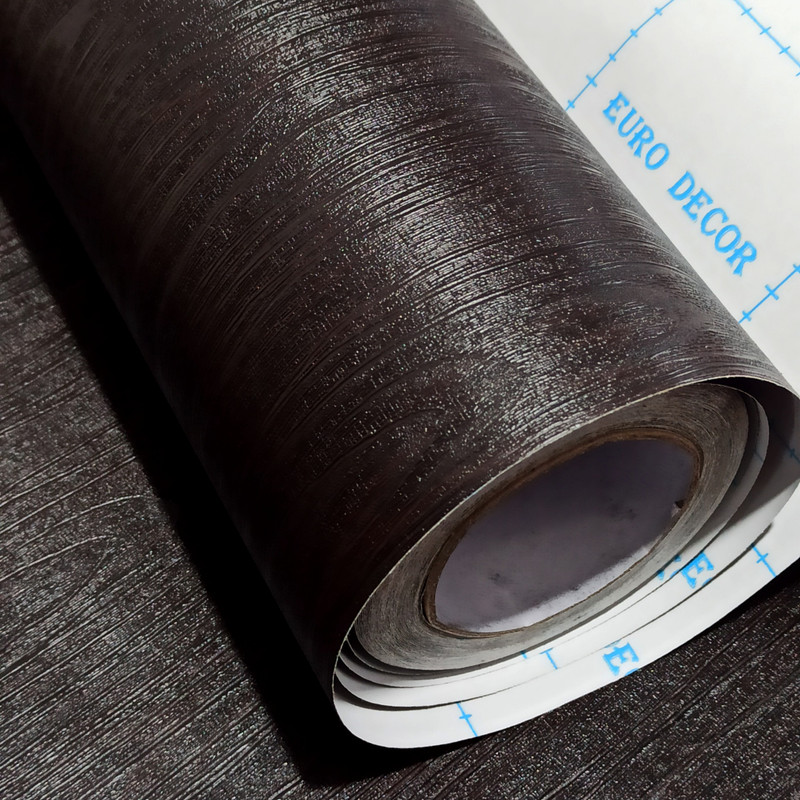 برچسب کابینت طرح چوب قهوه ای سوخته مدل 3394