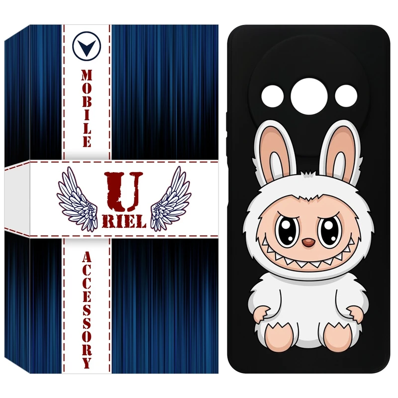 کاور یوریل مدل KSH کد 113 طرح عروسک لبوبو مناسب برای گوشی موبایل شیائومی Redmi A3 / A3x