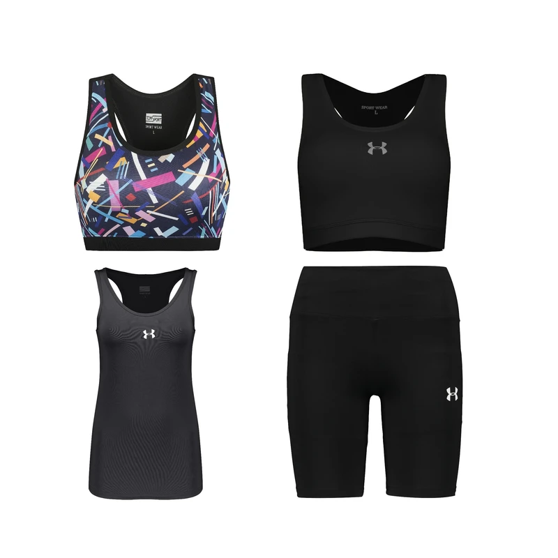 ست چهار تکه لباس ورزشی زنانه مدل 1902-1801-9101-69