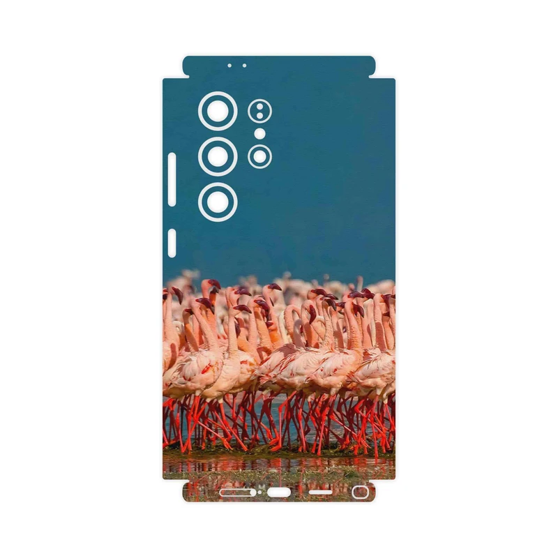 برچسب پوششی ماهوت مدل Flamingo-FullSkin مناسب برای گوشی موبایل سامسونگ Galaxy S24 Ultra