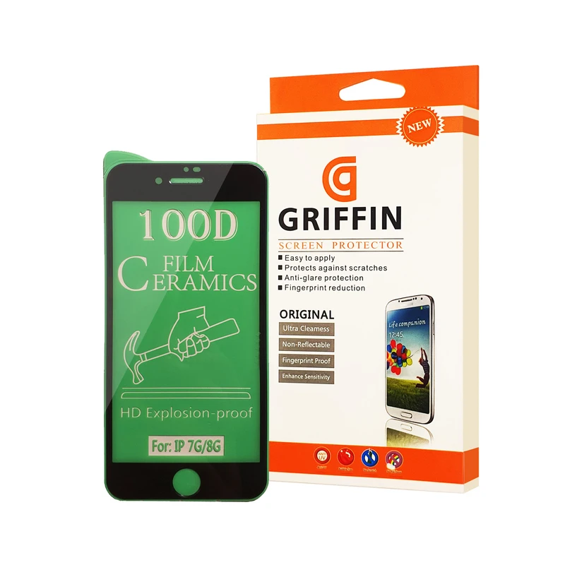 محافظ صفحه نمایش سرامیکی گریفین مدل FLCRG GN me مناسب برای گوشی موبایل اپل iPhone 8