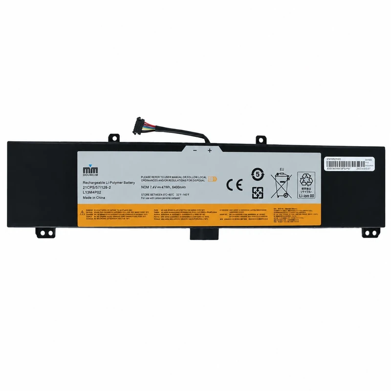 باتری لپ‌تاپ 6 سلولی دابل ام مدل L13M4P02 مناسب برای لپ تاپ  IdeaPad Y50-70 Y50-80		